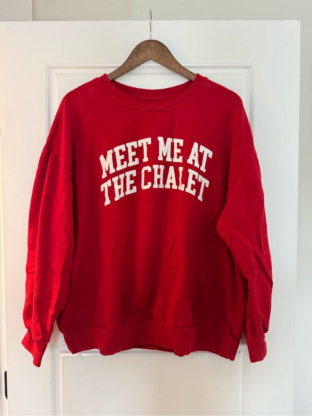 Z Supply Red Pullover Sweatshirt - Large